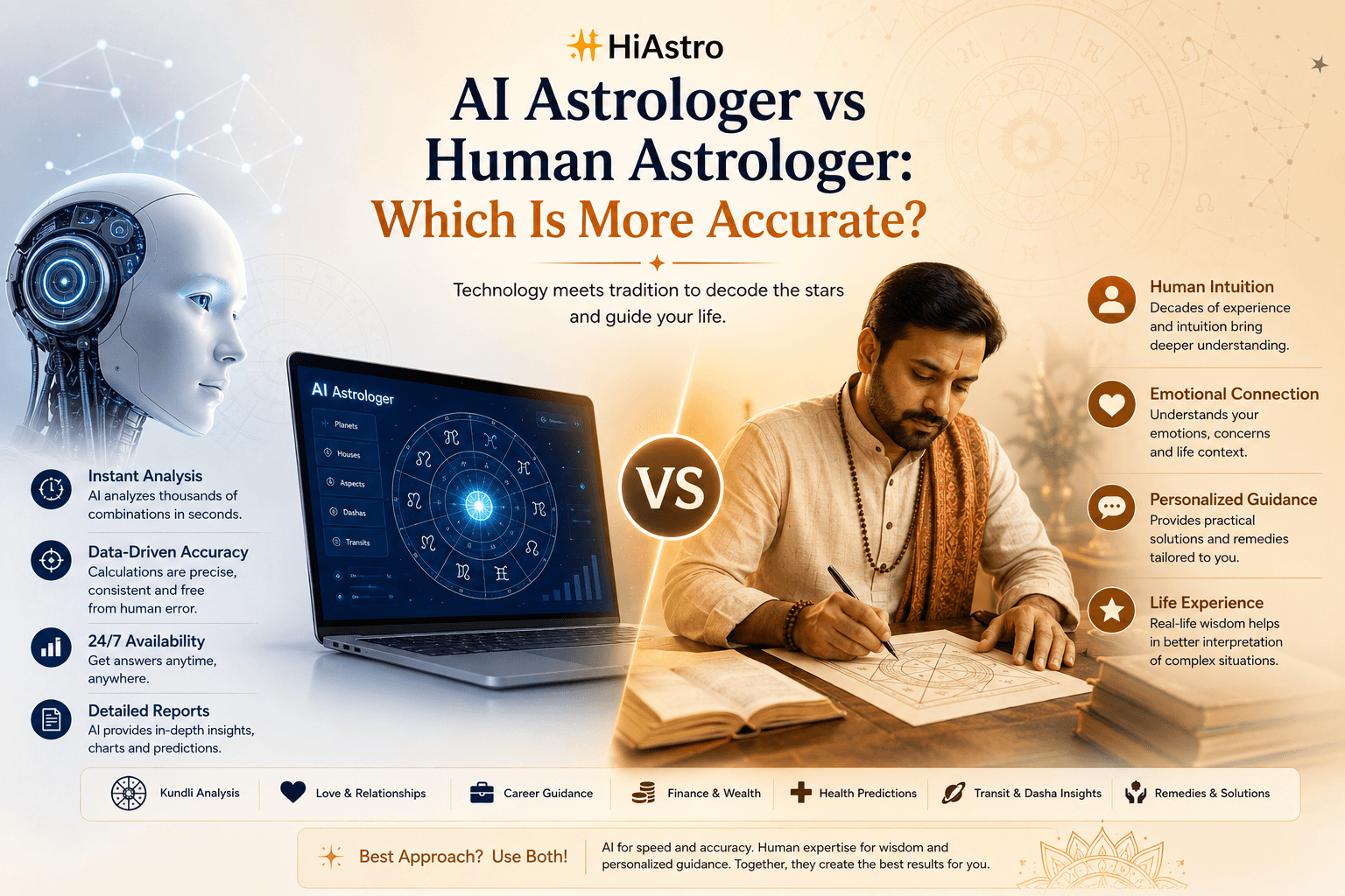AI Astrologer vs Human Astrologer: Which Is More Accurate?