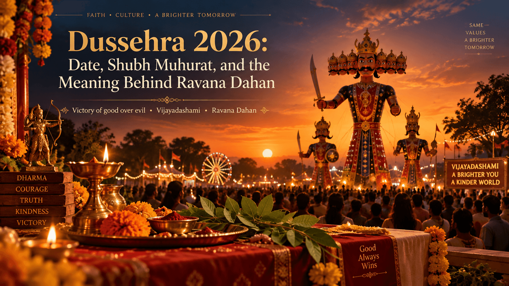 Dussehra 2026: Date, Shubh Muhurat, and the Meaning Behind Ravana Dahan