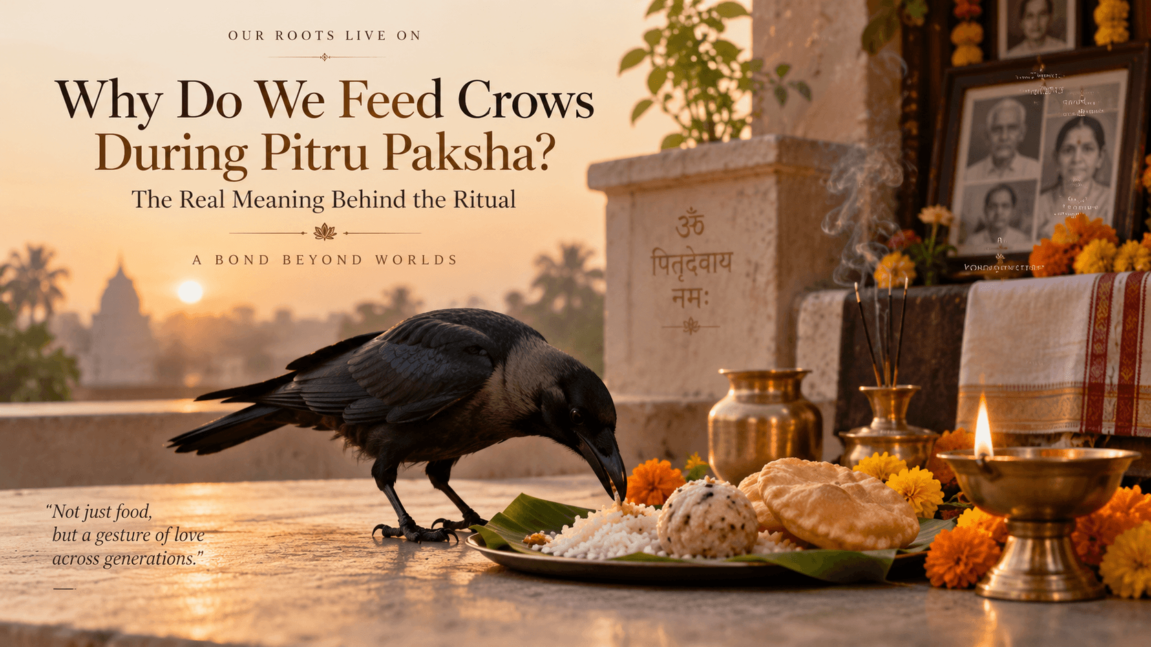 Why Do We Feed Crows During Pitru Paksha? The Real Meaning Behind the Ritual