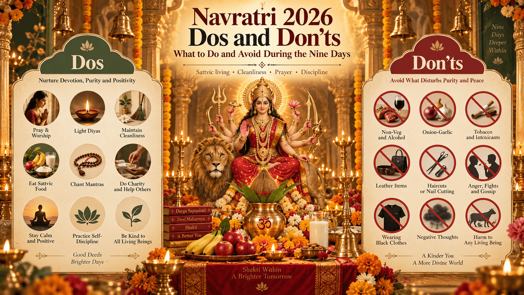 Navratri 2026 Dos and Don'ts: What to Do and Avoid During the Nine Days
