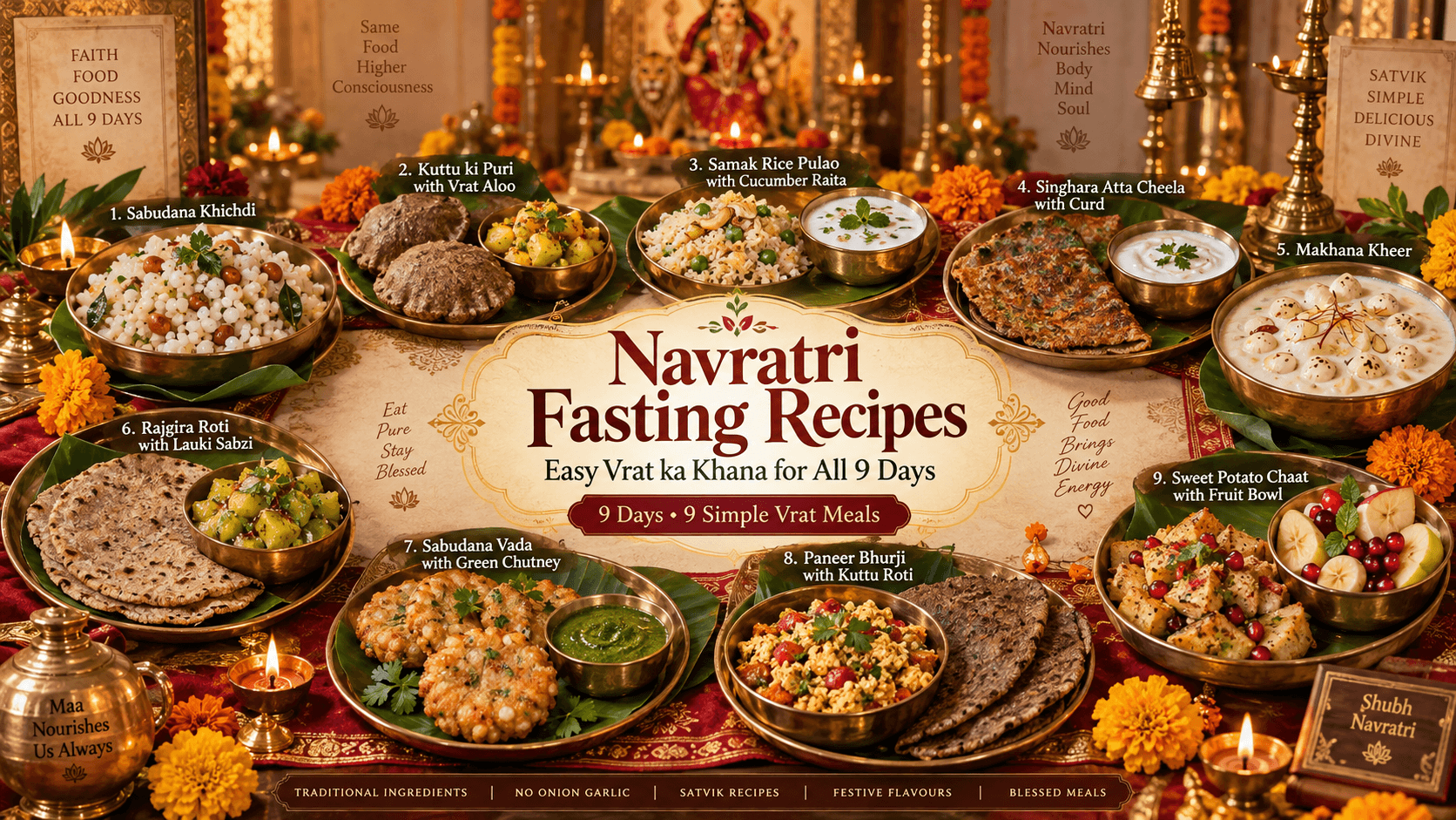 Navratri Fasting Recipes: Easy Vrat ka Khana for All 9 Days