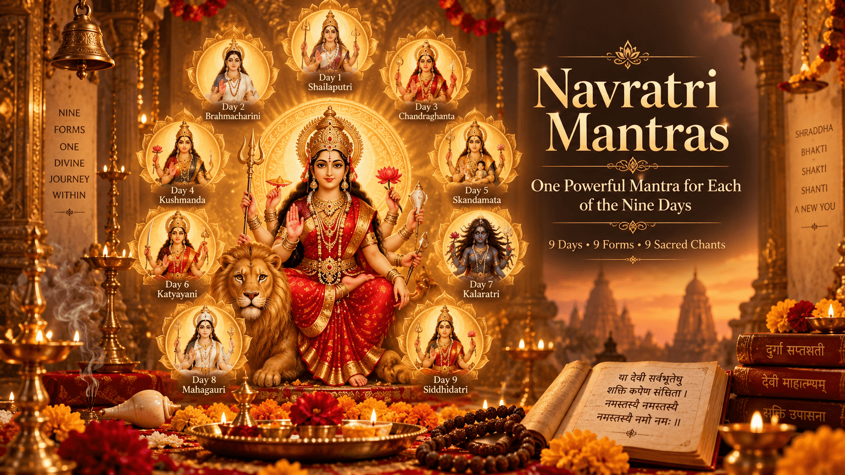 Navratri Mantras: One Powerful Mantra for Each of the Nine Days