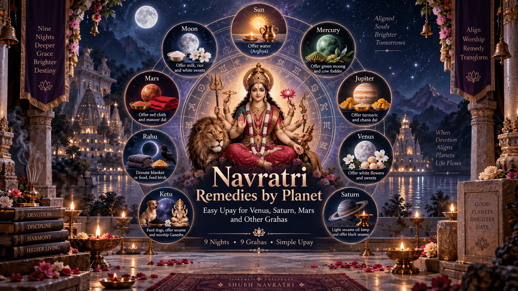 Navratri Remedies by Planet: Easy Remedies for Venus, Saturn, Mars and Other Grahas