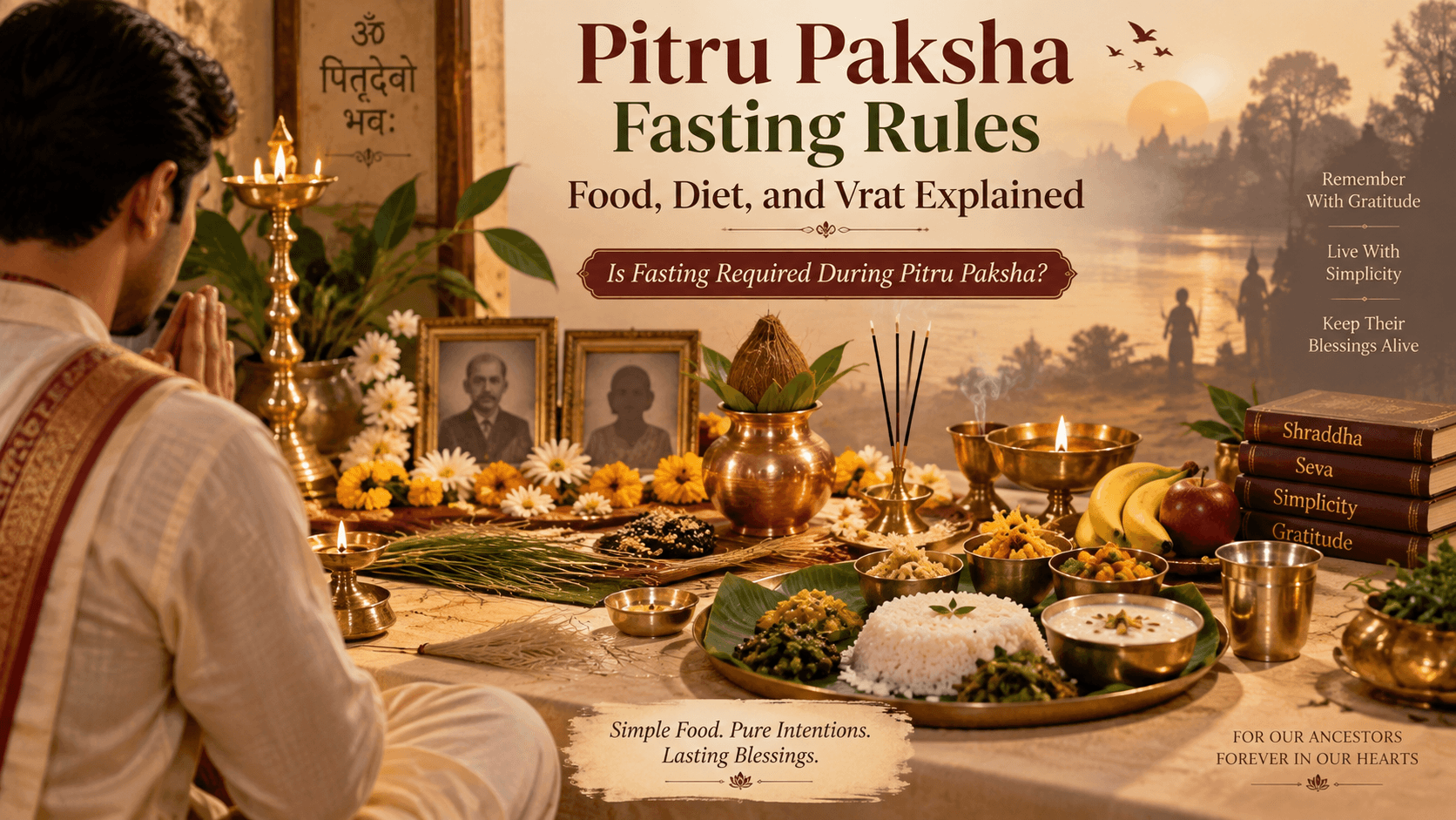 Is Fasting Required During Pitru Paksha? Rules for Food, Diet, and Vrat