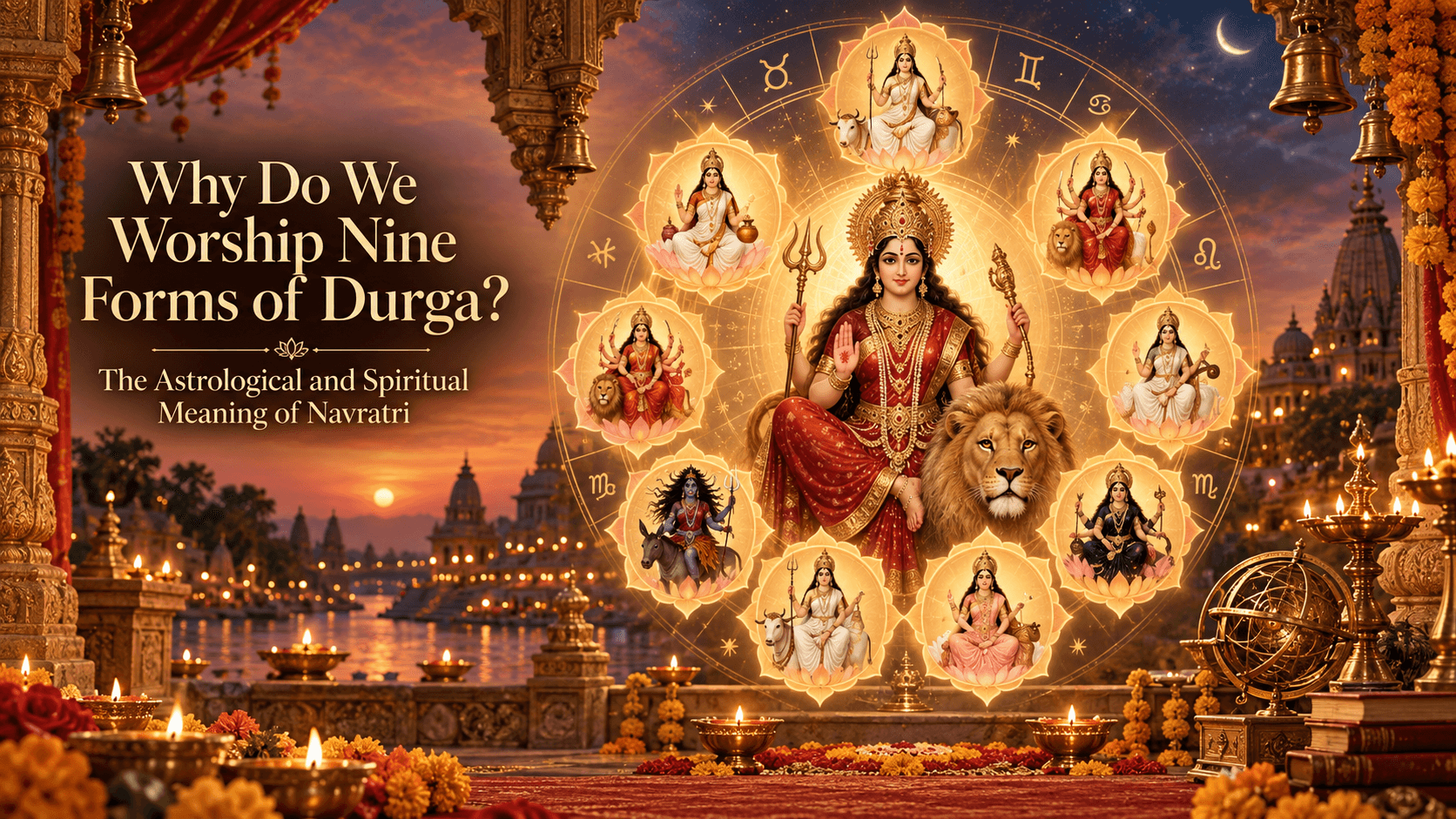 Why Do We Worship Nine Forms of Durga? The Astrological and Spiritual Meaning of Navratri