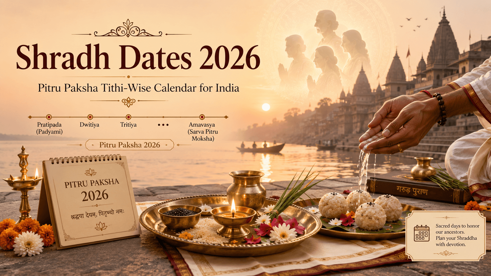 Shradh Dates 2026: Complete Tithi-Wise Shraddha Calendar & Which Day to Perform Shradh